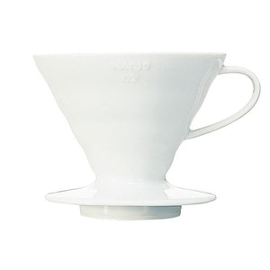 Hario V60 Dripper koko 02 keraaminen suodatinsuppilo, valkoinen