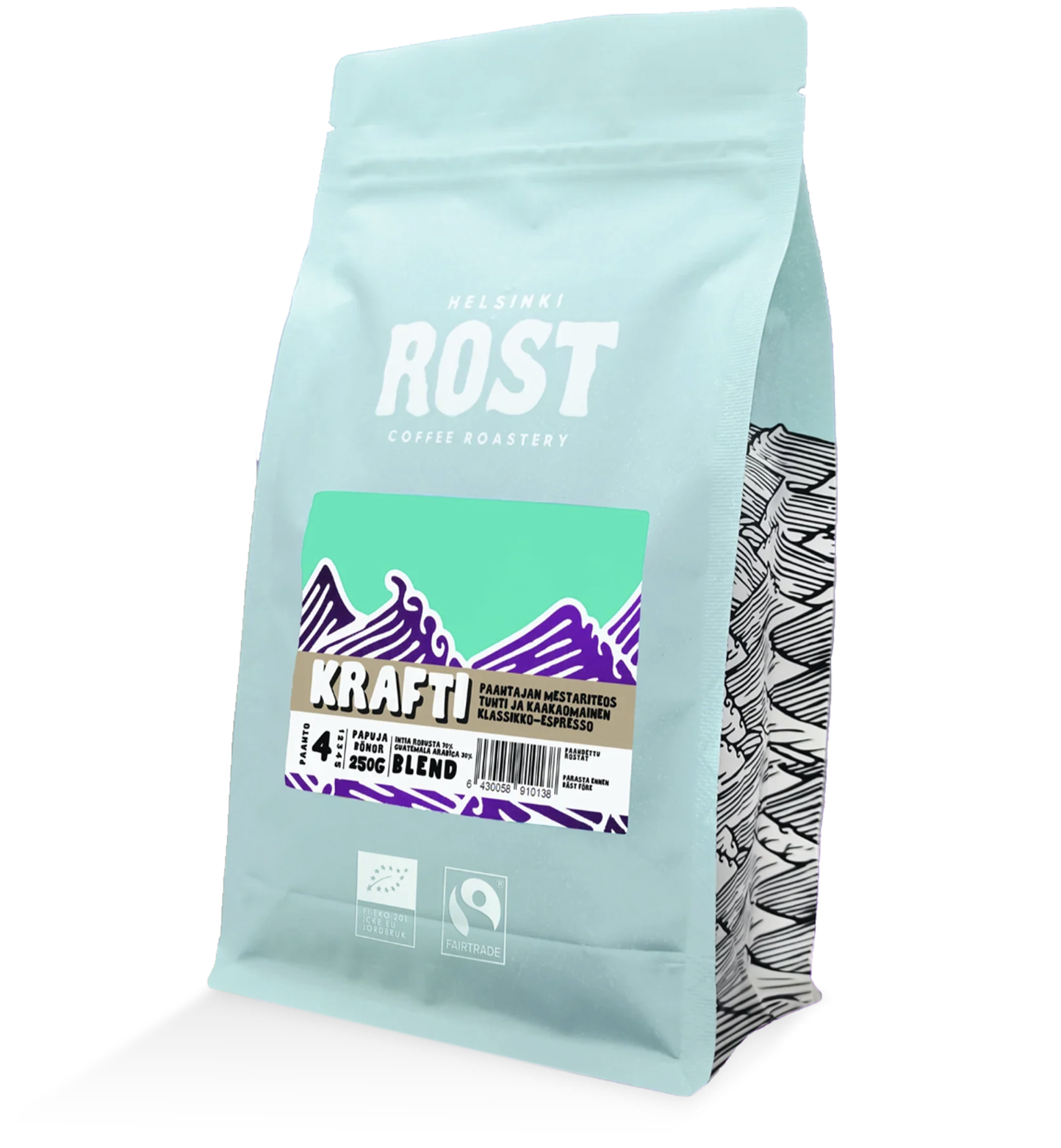 KRAFTI — Tummapaahtoinen luomuespresso